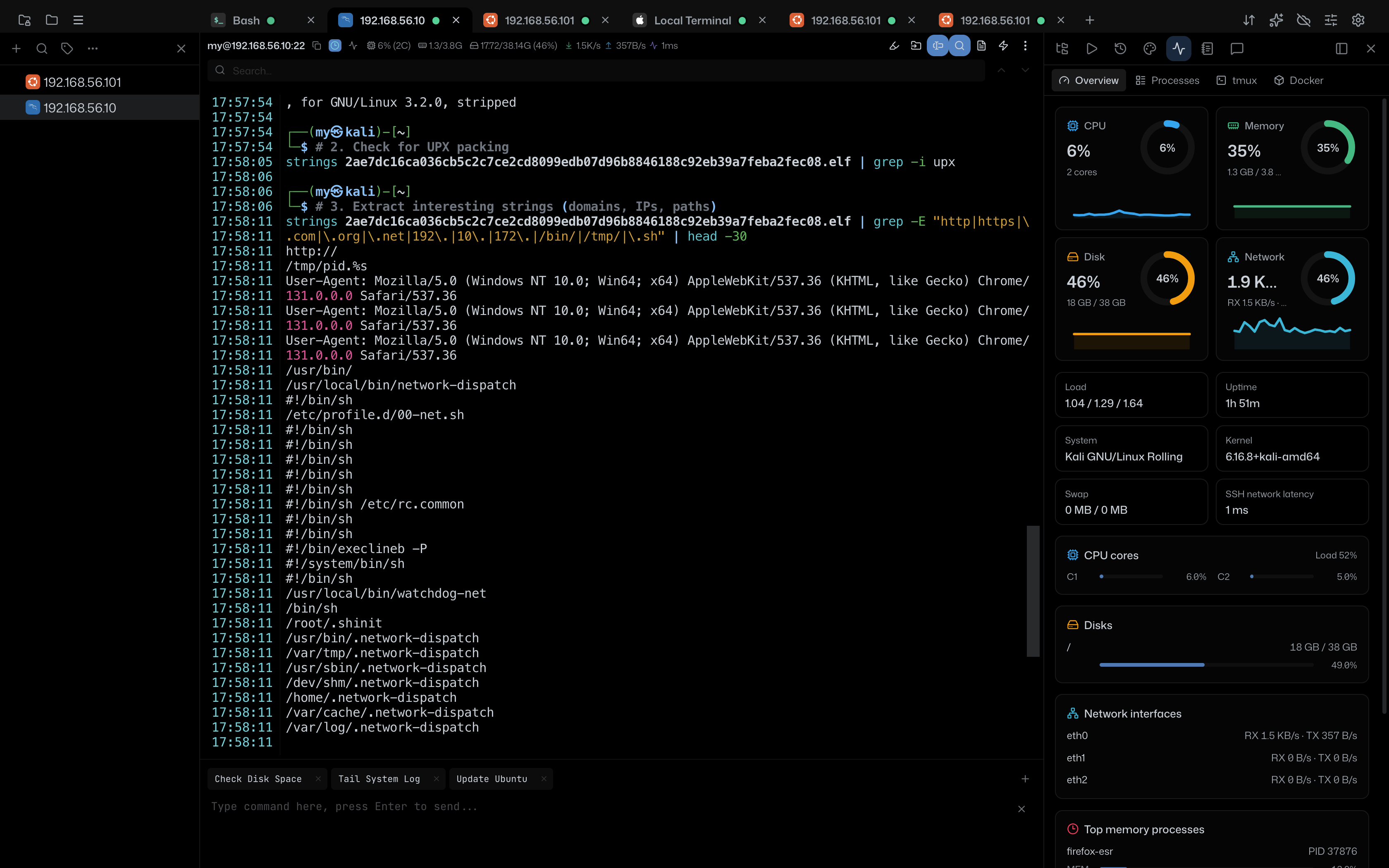 Suspicious Strings Extraction