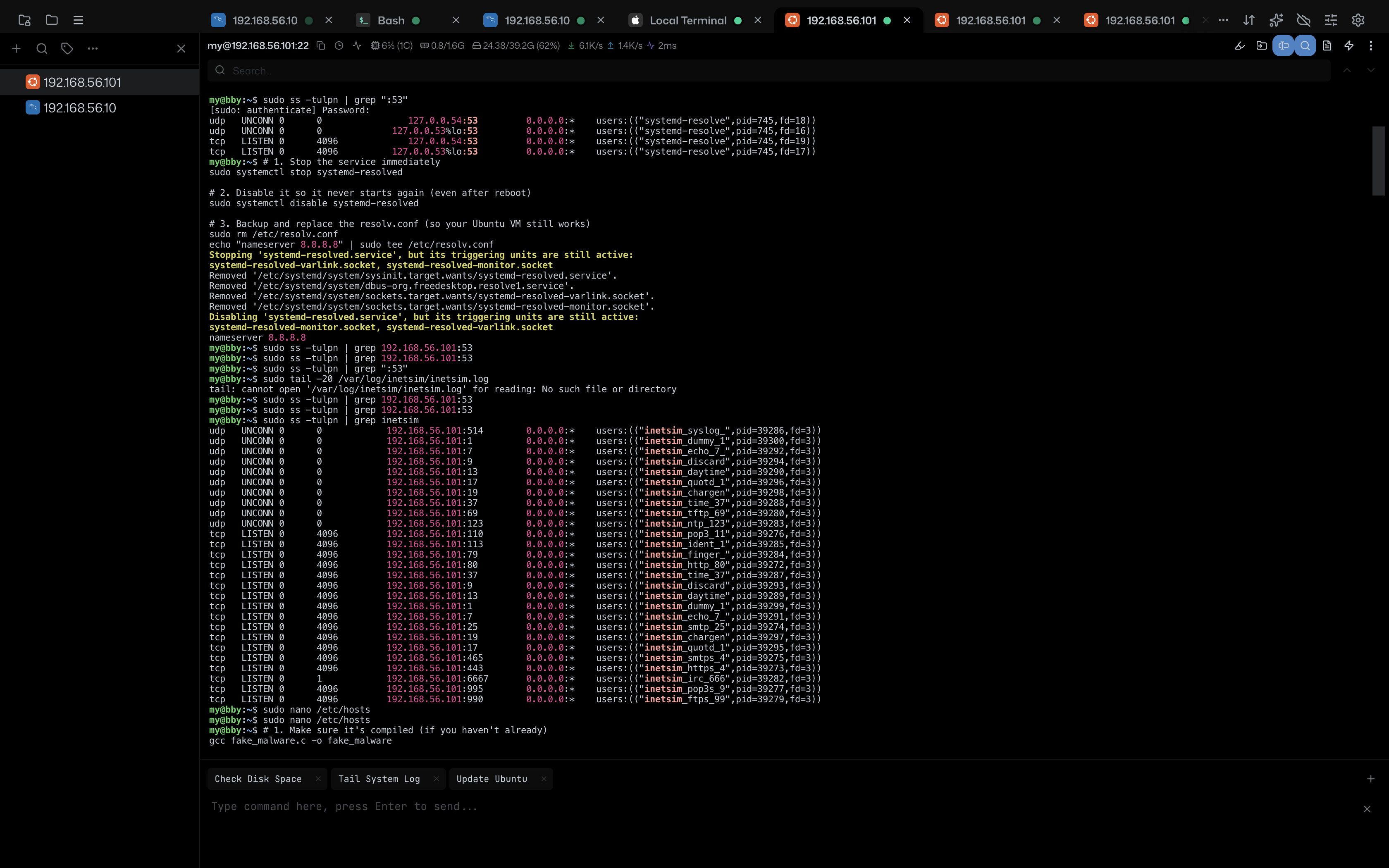 DNS Fix - Disable systemd-resolved